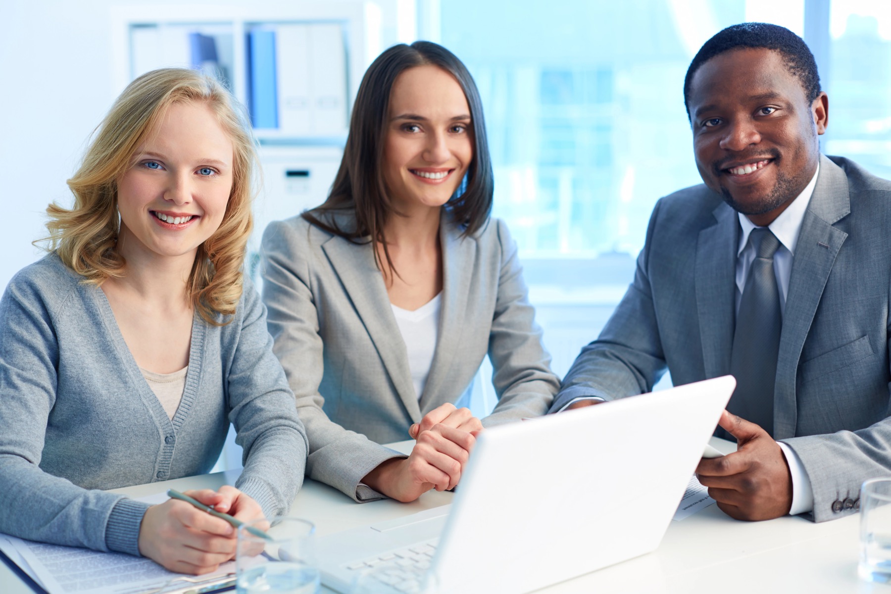Professional team in a strategic meeting