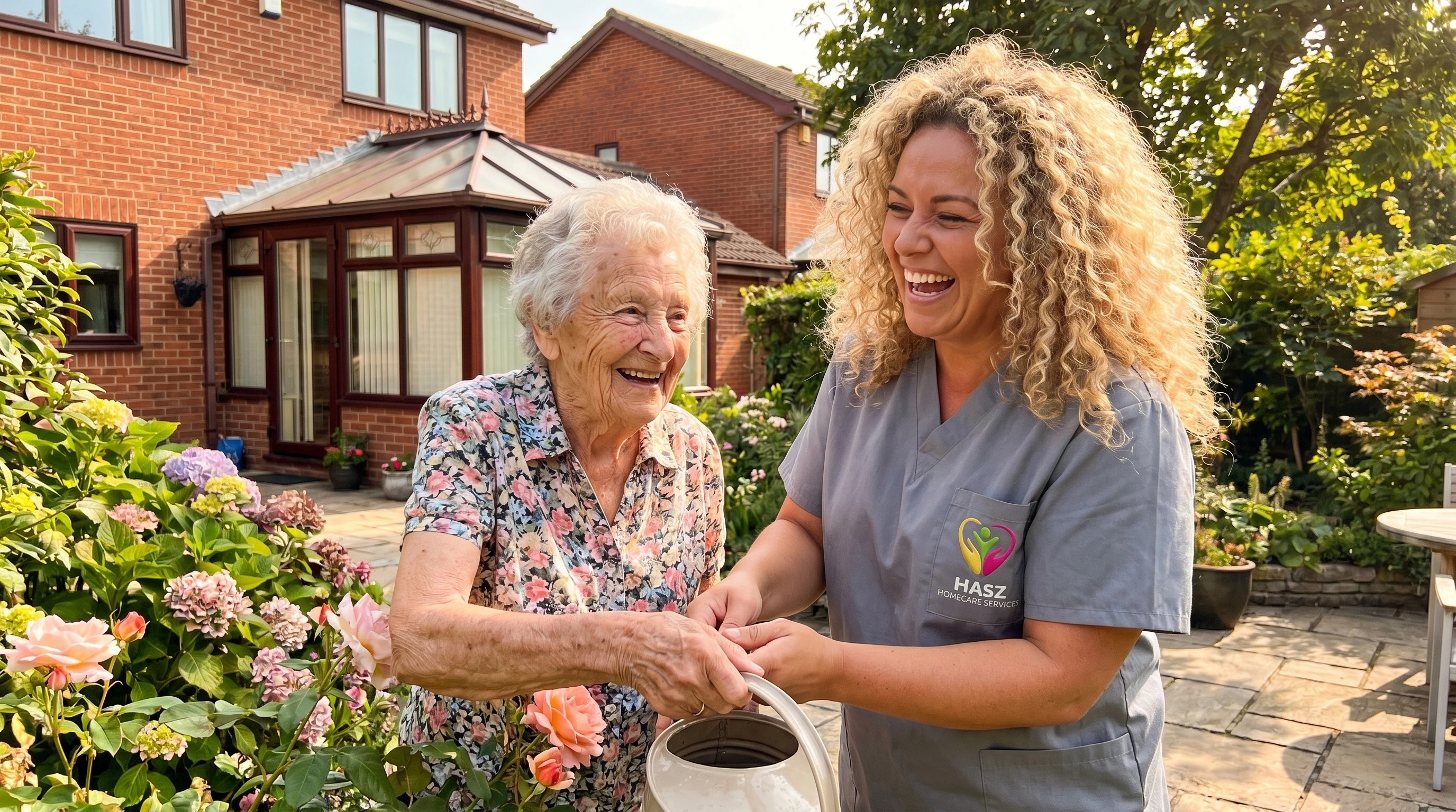 Hasz Homecare Services carer providing compassionate care